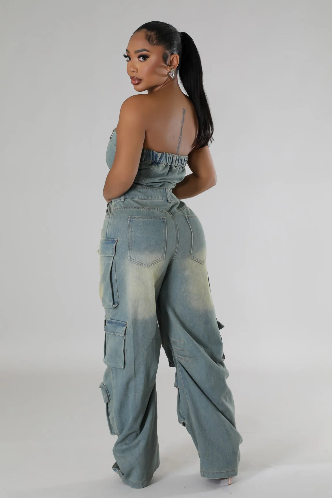 Denim jumpsuit
