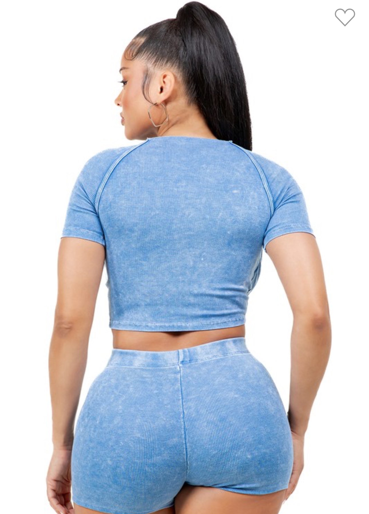 “Feel the blue” 2piece short set