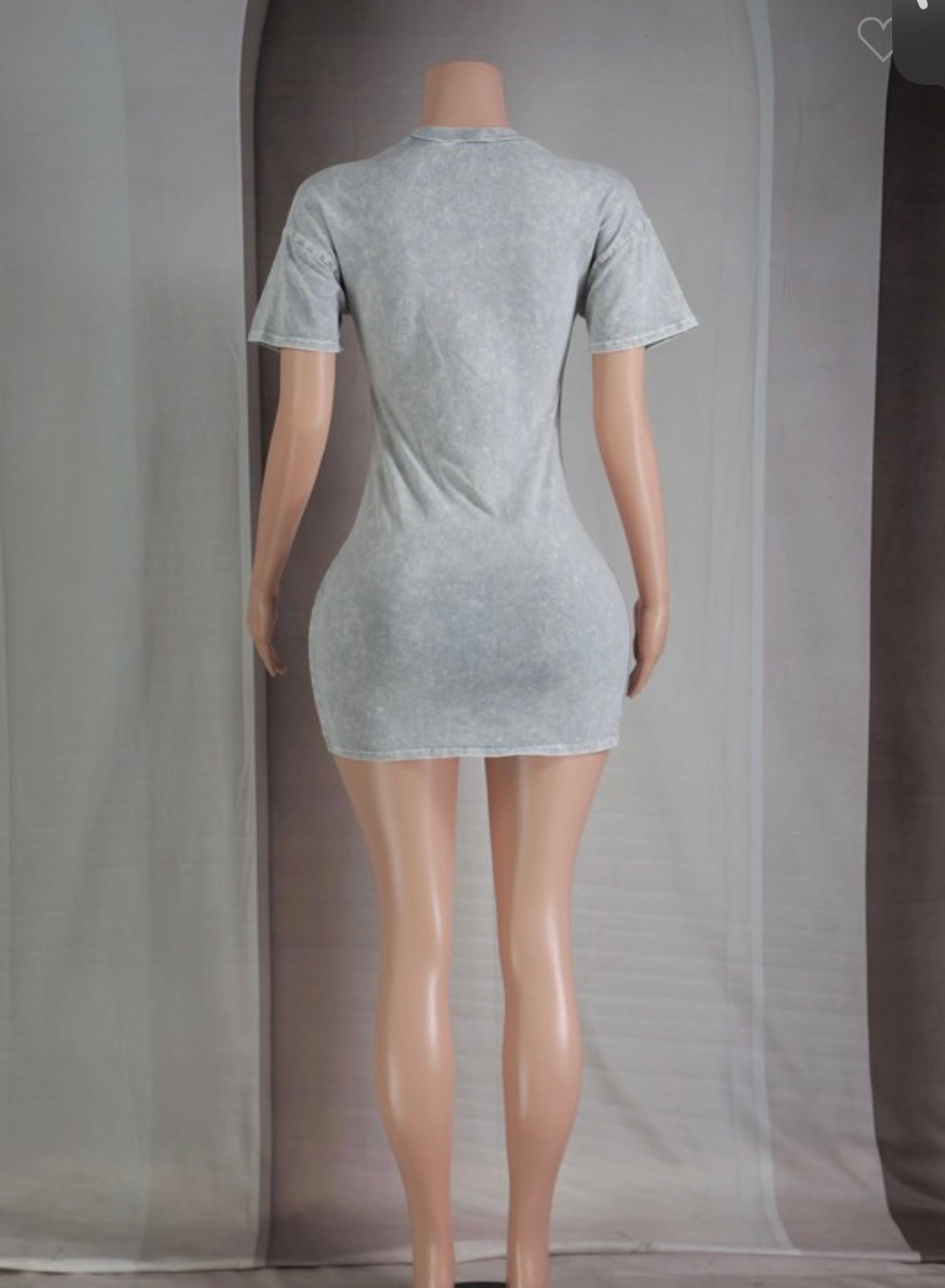 Stone wash dress